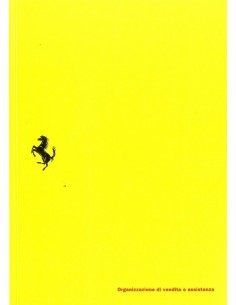 1993 FERRARI VERKOOP & SERIVCE ORGANISATIE INSTRUCTIEBOEKJE 802/93