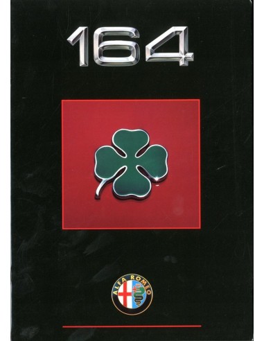 1990 ALFA ROMEO 164 QV BROCHURE NEDERLANDS