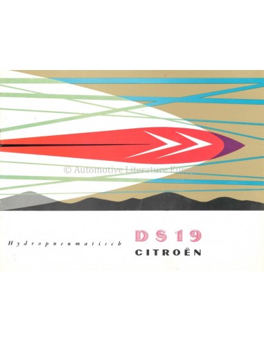 1957 CITROEN DS 19 BROCHURE NEDERLANDS