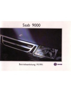 1991 SAAB 9000 INSTRUCTIEBOEKJE DUITS