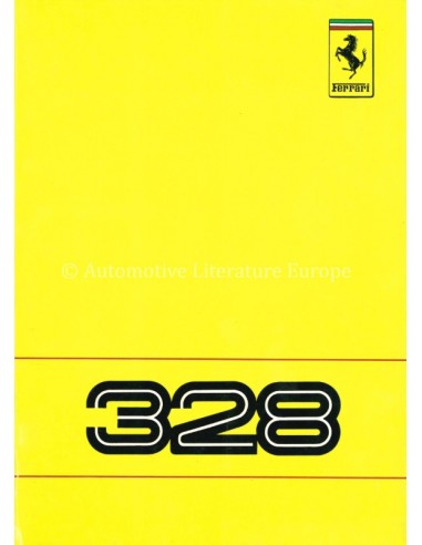 1988 FERRARI 328 BETRIEBSANLEITUNG...