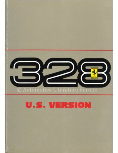1986 FERRARI 328 INSTRUCTIEBOEKJE USA...