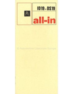 196? CITROEN DS 19 / ID 19...