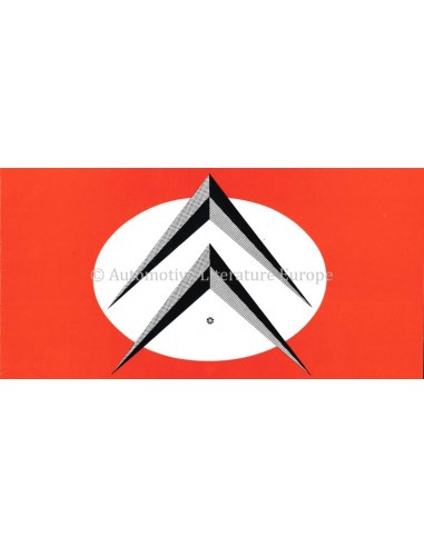 1962 CITROEN DS 19 / ID 19 BROCHURE...