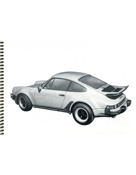 1977 PORSCHE 911 TURBO INSTRUCTIEBOEKJE DUITS