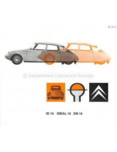 1961 CITROEN DS 19 / ID 19...