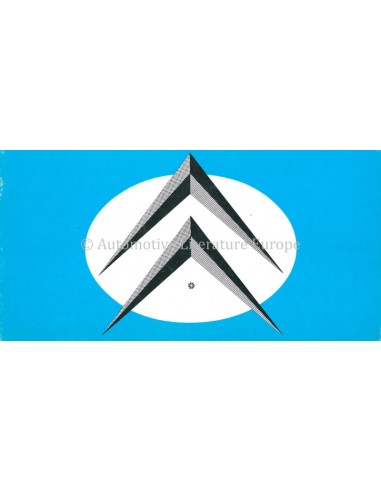 1962 CITROEN DS 19 / ID 19 BROCHURE...