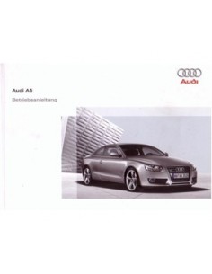 2009 AUDI A5 INSTRUCTIEBOEKJE DUITS