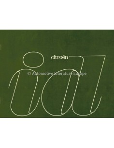 1965 CITROEN ID 19 BROCHURE...
