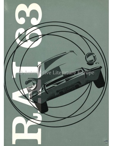 1963 CITROEN DS 19 / ID 19 PROGRAMM...