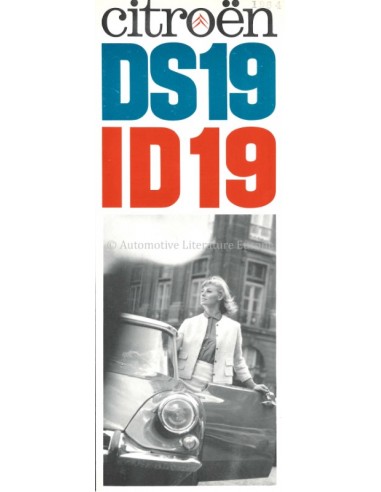 1964 CITROEN DS 19 / ID 19 PROGRAMM...
