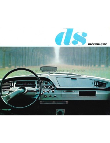 1964 CITROEN DS 19 MÉCANIQUE LEAFLET...