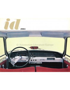 1964 CITROEN ID 19 LEAFLET...