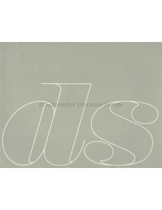 1964 CITROEN DS 19 BROCHURE...