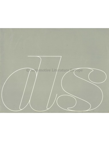 1964 CITROEN DS 19 PROSPEKT FRANZÖSISCH