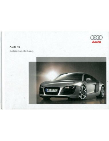2006 AUDI R8 HARDCOVER INSTRUCTIEBOEKJE DUITS