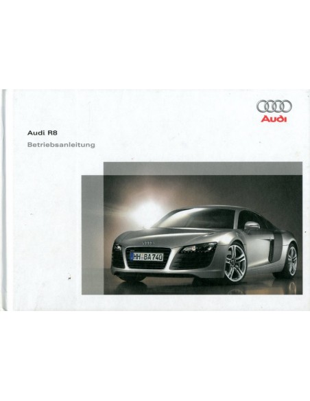 2006 AUDI R8 HARDCOVER INSTRUCTIEBOEKJE DUITS