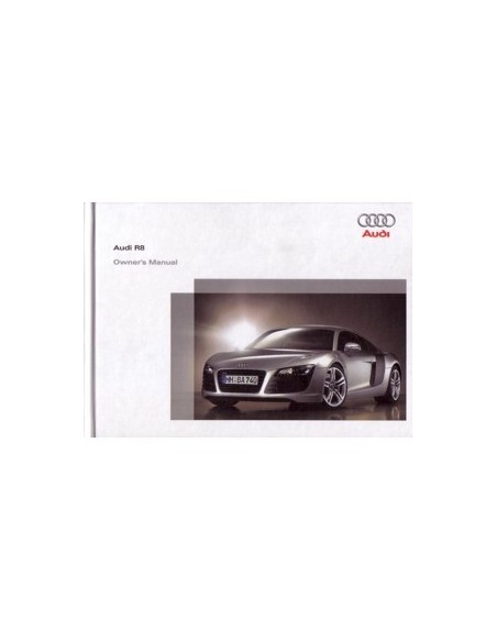 2006 AUDI R8 HARDCOVER INSTRUCTIEBOEKJE ENGELS