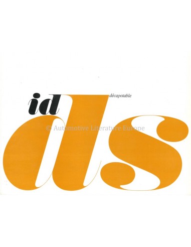 1962 CITROEN DS 19 / ID 19 CABRIO...