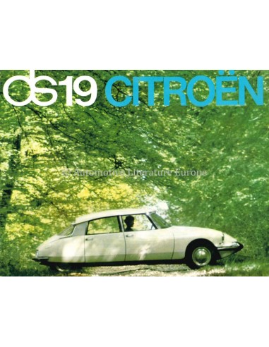 1964 CITROEN DS 19 BROCHURE NEDERLANDS