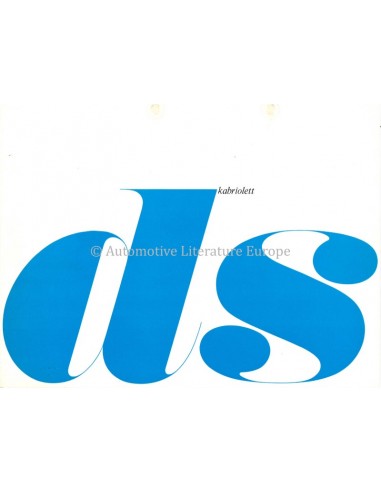 1963 CITROEN DS 19 / ID 19 CABRIOLET...