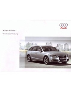 2008 AUDI A4 INSTRUCTIEBOEKJE DUITS
