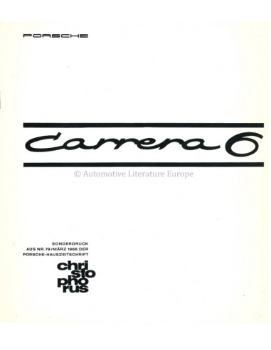 1966 PORSCHE CHRISTOPHORUS MAGAZIN 79...