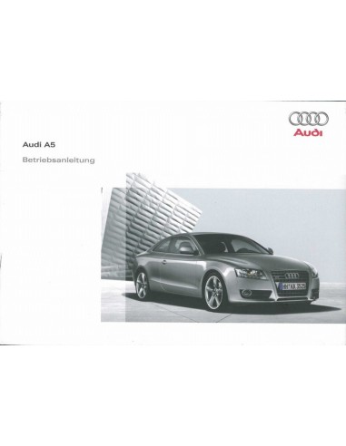 2008 AUDI A5 INSTRUCTIEBOEKJE DUITS