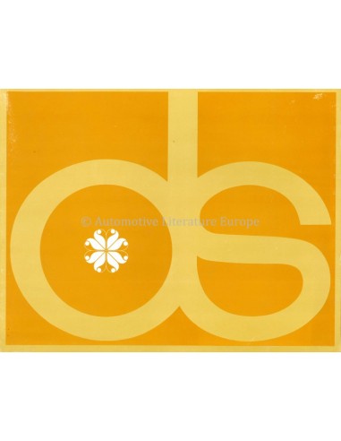 1964 CITROEN DS 19 PALLAS BROCHURE...