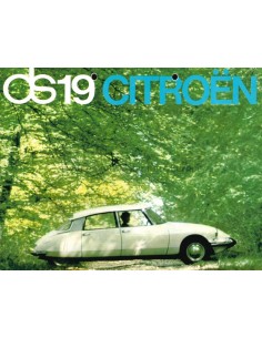 1964 CITROEN DS 19 BROCHURE...
