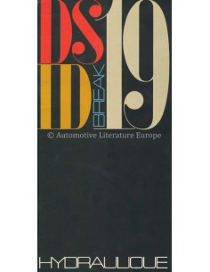 1961 CITROEN DS 19 / ID 19...