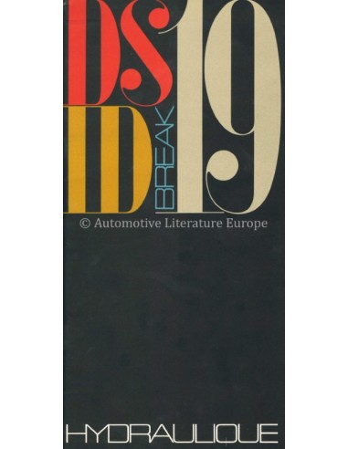 1961 CITROEN DS 19 / ID 19 BREAK...