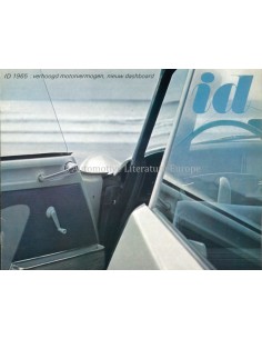 1965 CITROEN ID 19 BROCHURE...