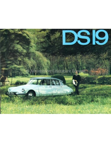 1965 CITROEN DS 19 BROCHURE NEDERLANDS