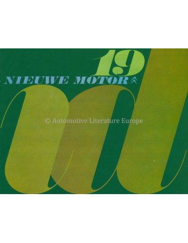 1966 CITROEN ID 19 BROCHURE NEDERLANDS