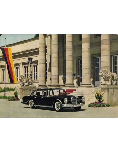 1966 MERCEDES BENZ 600 DATENBLATT...