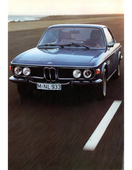 1974  BMW 3.0 CS CSI CSL BROCHURE NEDERLANDS