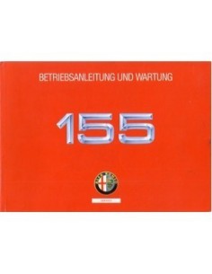 1992 ALFA ROMEO 155 INSTRUCTIEBOEKJE DUITS