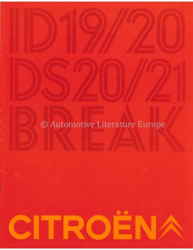 1968 CITROEN ID | DS PROSPEKT...