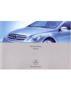 2006 MERCEDES BENZ R KLASSE INSTRUCTIEBOEKJE DUITS