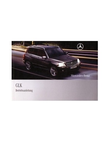 2008 MERCEDES BENZ GLK KLASSE INSTRUCTIEBOEKJE DUITS