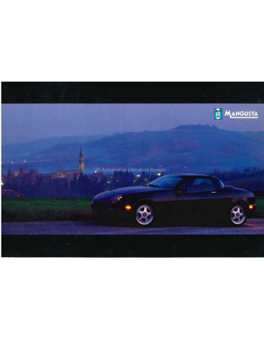 1999 DE TOMASO MANGUSTA BROCHURE