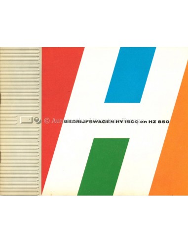 1963 CITROEN H BROCHURE NEDERLANDS