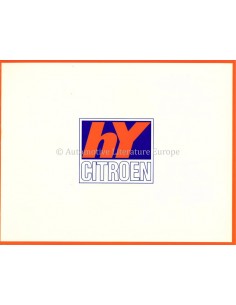 1966 CITROEN HY BROCHURE DUTCH
