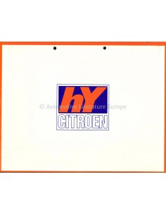 1966 CITROEN HY BROCHURE DUTCH