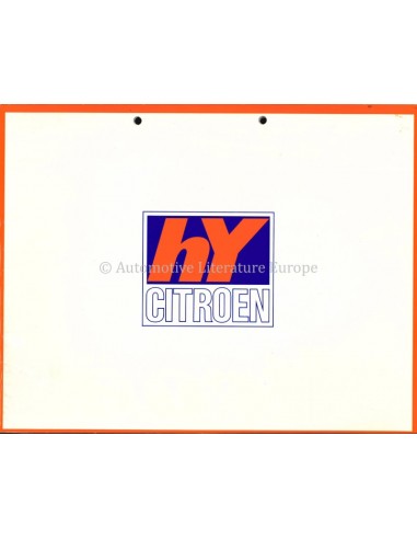 1966 CITROEN HY BROCHURE NEDERLANDS