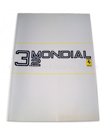 1987 FERRARI 3.2 MONDIAL INSTRUCTIEBOEKJE 474/87