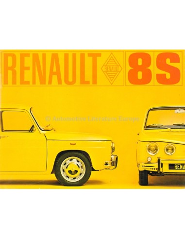 1969 RENAULT 8S BROCHURE DUTCH