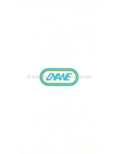 1967 CITROEN DYANE PROSPEKT...