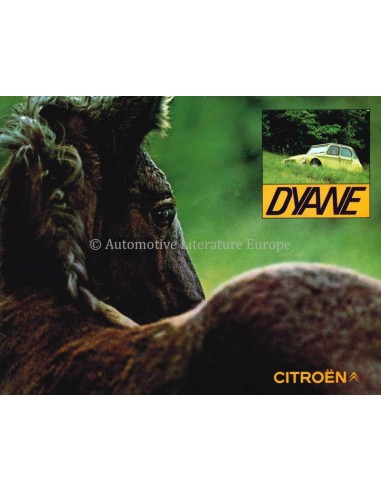 1969 CITROEN DYANE 6 BROCHURE NEDERLANDS